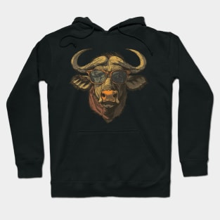 Brainy Bull: The Wise Water Buffalo! Hoodie